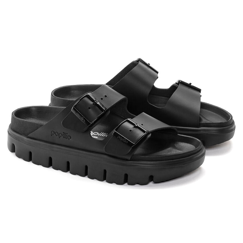 BIRKENSTOCK Arizona Papillio Chunky כפכפי עור פלטפורמה נשים