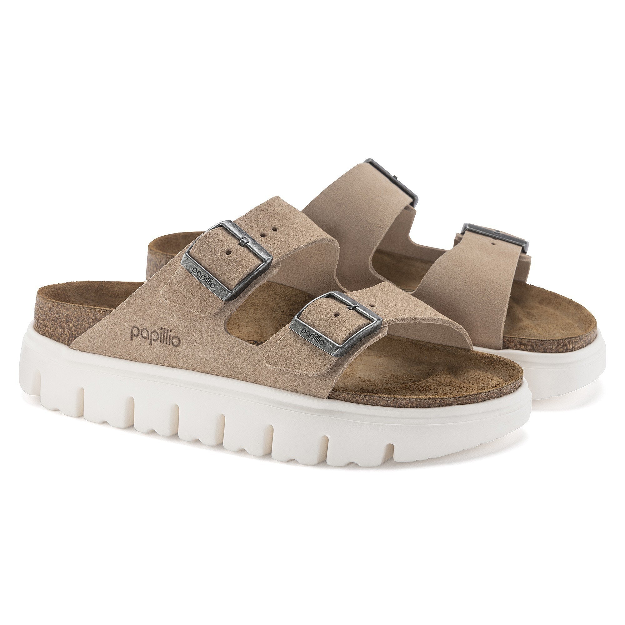 BIRKENSTOCK Arizona Papillio Chunky כפכפי עור פאפילו נשים