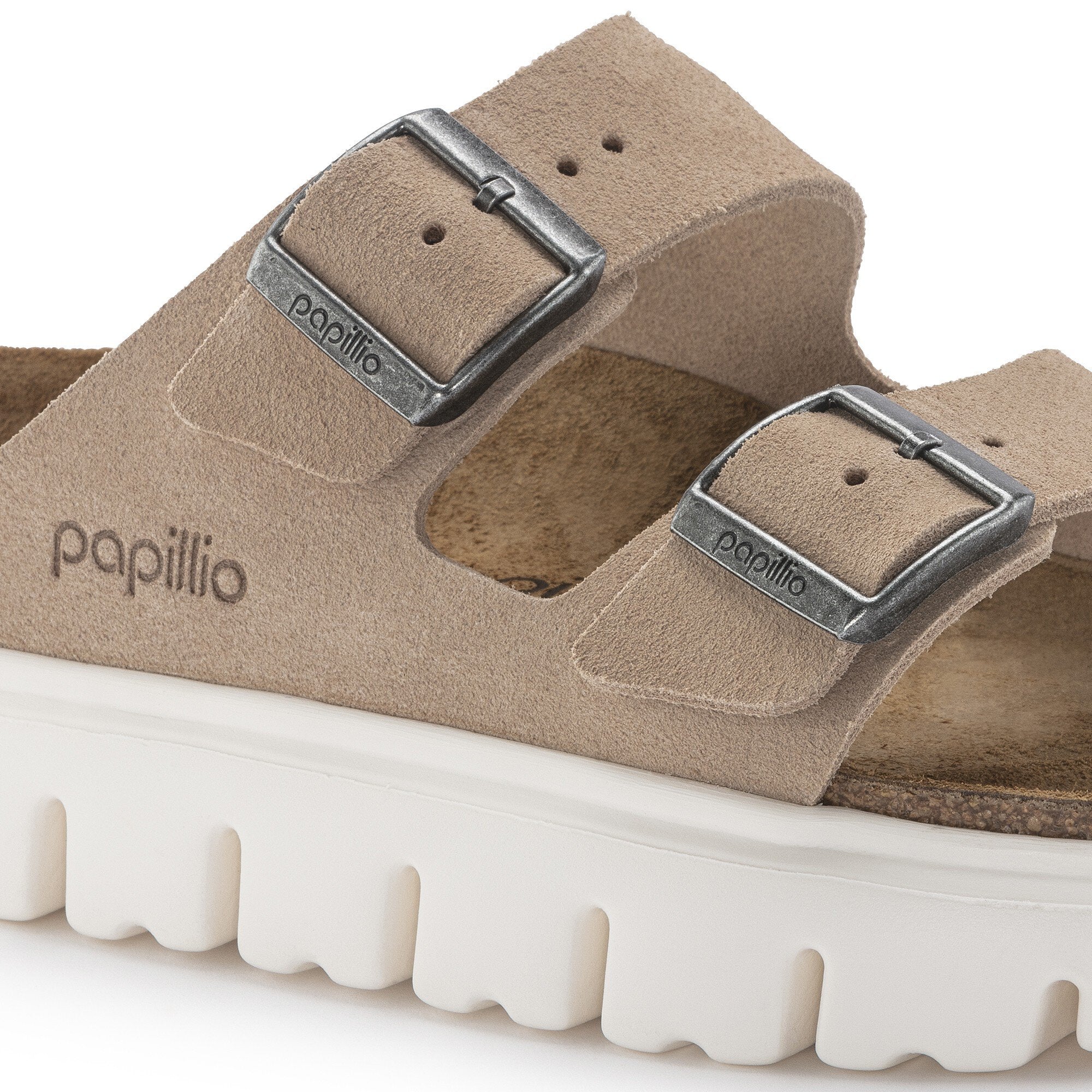 BIRKENSTOCK Arizona Papillio Chunky כפכפי עור פאפילו נשים