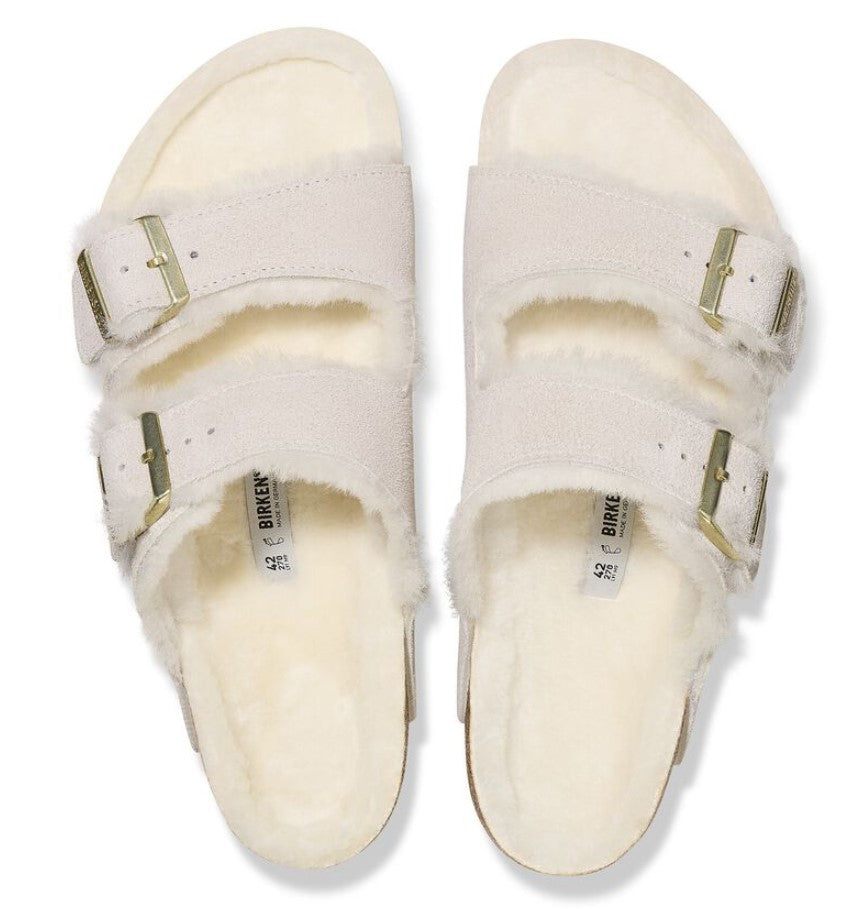 BIRKENSTOCK Arizona Shearling כפכפי פרווה בירקנשטוק נשים