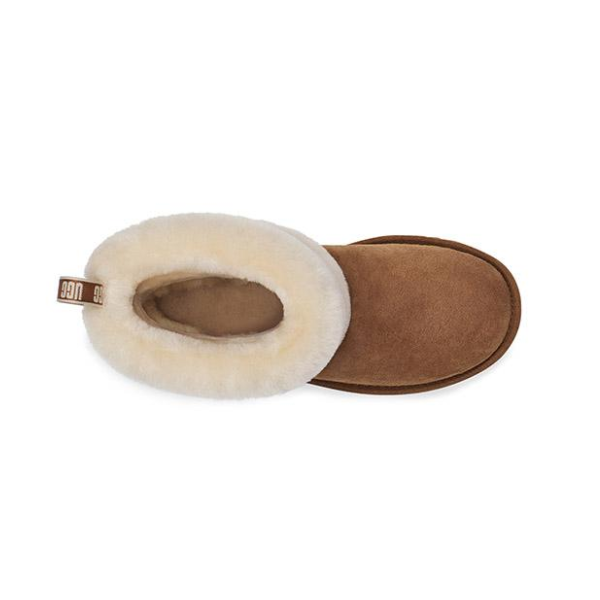 UGG Fluff Mini Quilted מגפי פרווה האג פלאף מיני קווילטד נשים