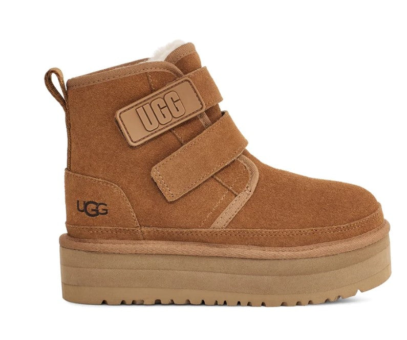 UGG Neumel Platform מגפיי פרווה פלטפורמה האג נאומל נשים