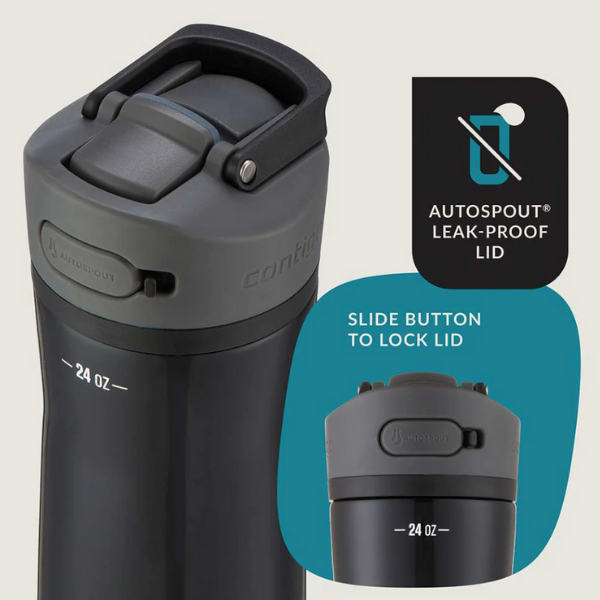 2.0 CONTIGO Ashland Chill בקבוק מתכת קונטיגו 720 מ''ל