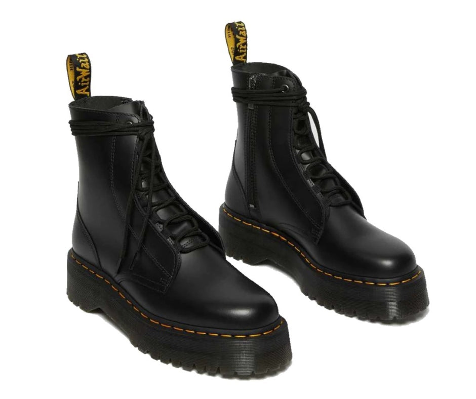 DR. MARTENS Jarrick 8 Tie מגפיי פלטפורמה ד"ר מרטינס נשים