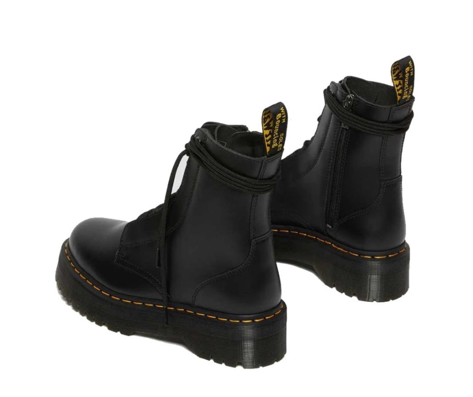 DR. MARTENS Jarrick 8 Tie מגפיי פלטפורמה ד"ר מרטינס נשים
