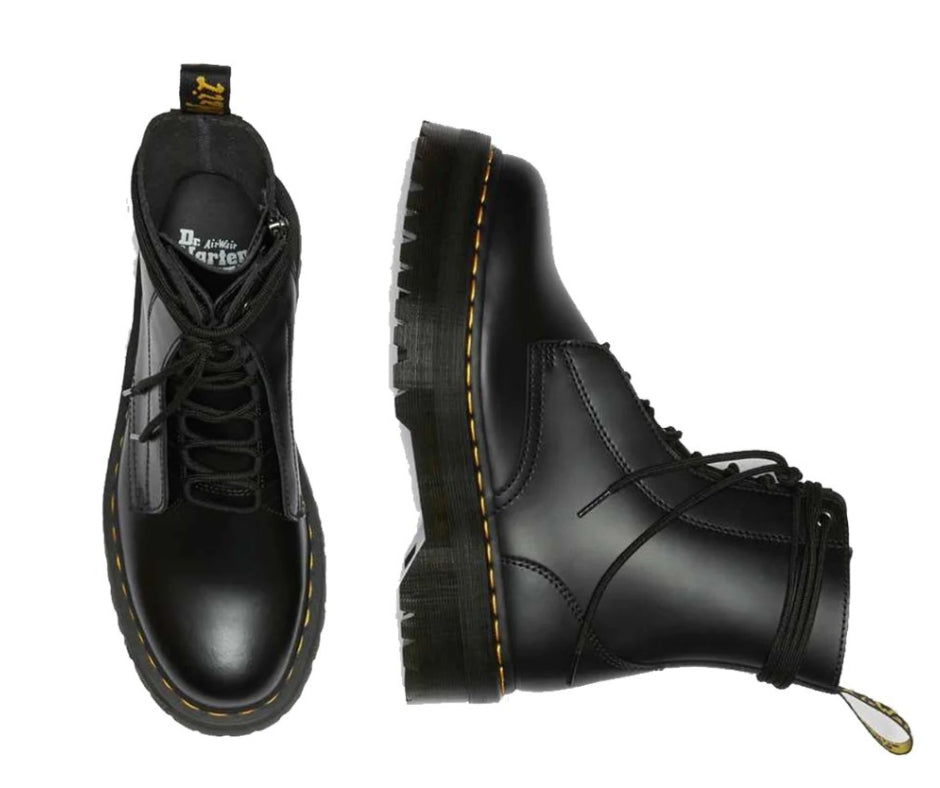 DR. MARTENS Jarrick 8 Tie מגפיי פלטפורמה ד"ר מרטינס נשים