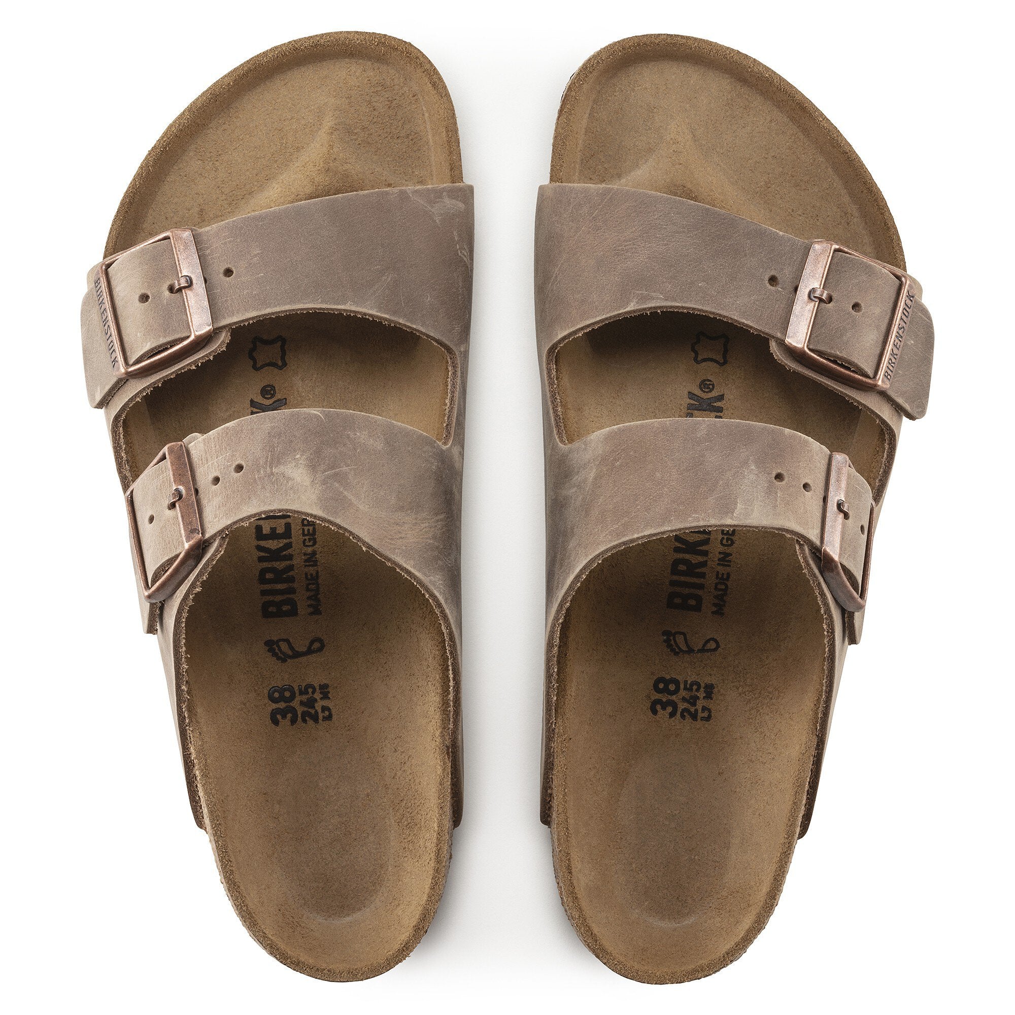 BIRKENSTOCK Arizona כפכפי עור בירקנשטוק אריזונה גברים