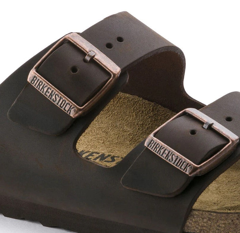 BIRKENSTOCK Arizona Leather Oiled Leather כפכפי בירקנשטוק מעור משומן אריזונה גברים