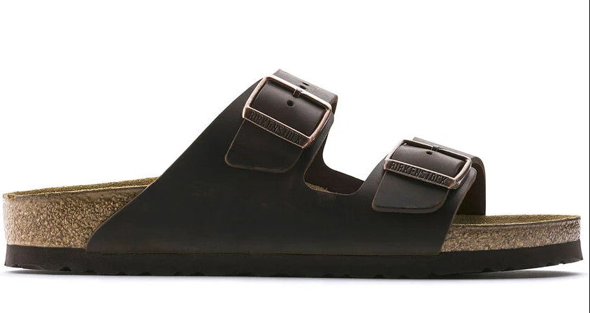 BIRKENSTOCK Arizona Leather Oiled Leather כפכפי בירקנשטוק מעור משומן אריזונה גברים