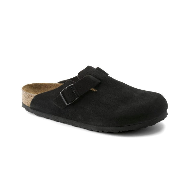 BIRKENSTOCK Boston BS כפכפי בוסטון בירקנשטוק זמש נשים