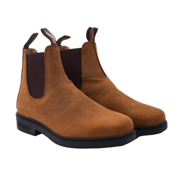 BLUNDSTONE 064 מגפי עור בלנסטון חרטום מרובע גברים