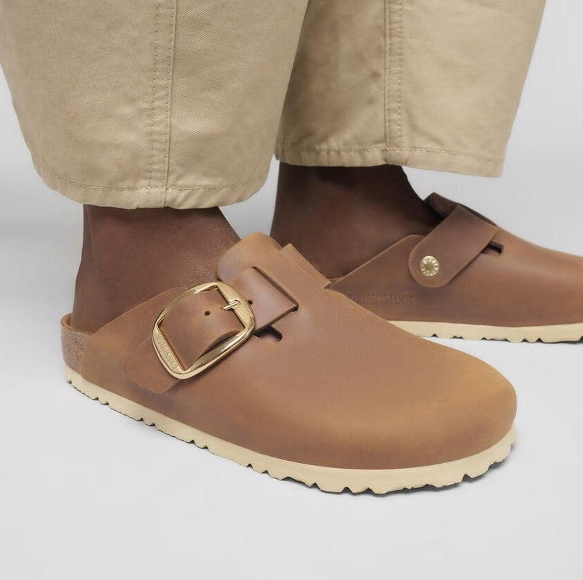 BIRKENSTOCK Boston Big כפכפי בירקנשטוק בוסטון אבזם רחב נשים