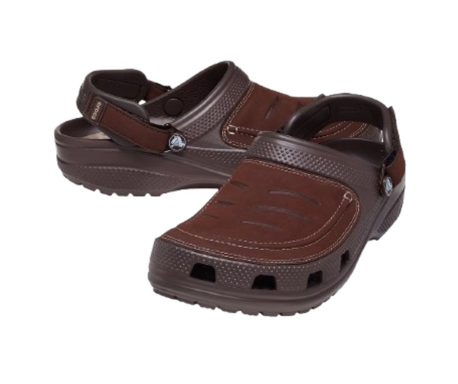 CROCS Yukon Vista כפכפי נוחות עור יוקון ויסטה קרוקס גברים