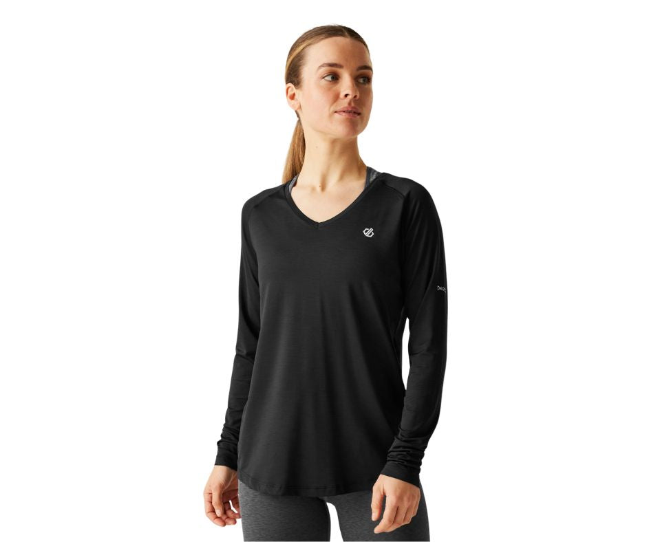 DARE2B Discern חולצת טי מנדפת שרוול ארוך לנשים