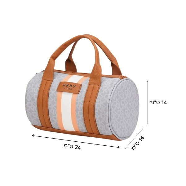 DKNY Signature Stripe תיק צד קטן דונה קארן