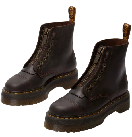 DR. MARTENS Sinclair Jungle מגפי פלטפורמה ד"ר מרטינס נשים