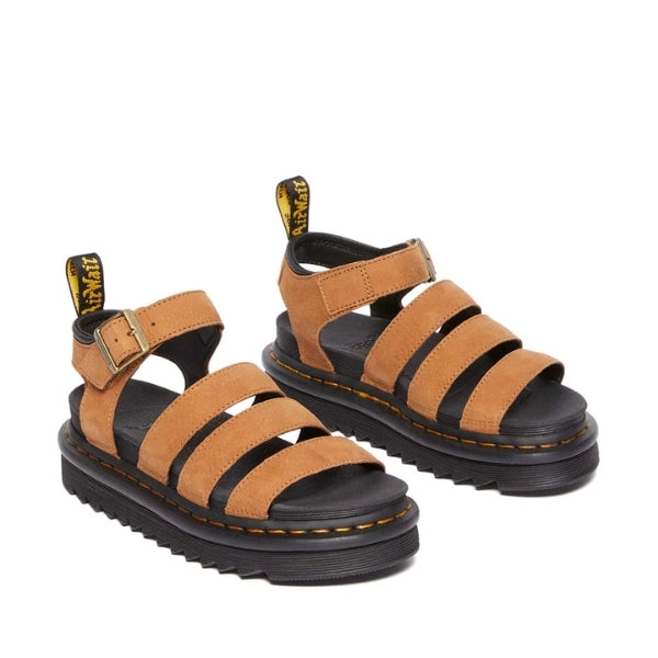 DR. MARTENS Blaire Athena Leather סנדלי פלטפורמה נשים