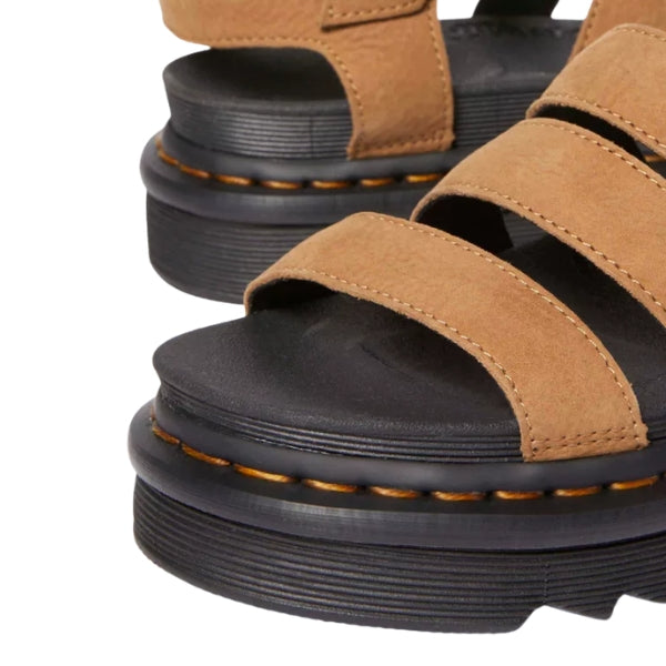 DR. MARTENS Blaire Athena Leather סנדלי פלטפורמה נשים