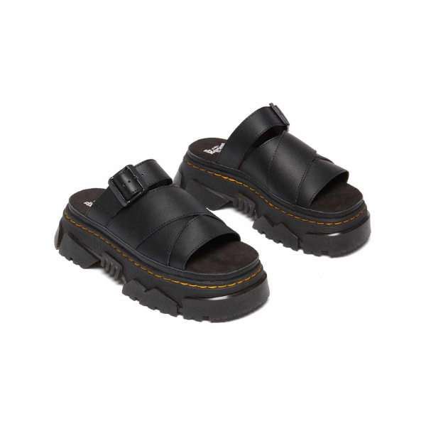 DR. MARTENS Mattison Slide Sandal כפכפי עור פלטפורמה נשים
