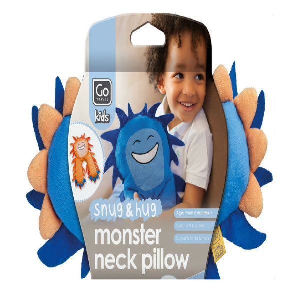 GO TRAVEL Monster Neck Pillow כרית צוואר לילד