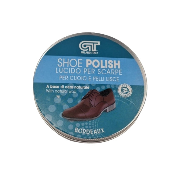 GT MILANO ITALY SHOE POLISH משחת נעליים 100 מ"ל
