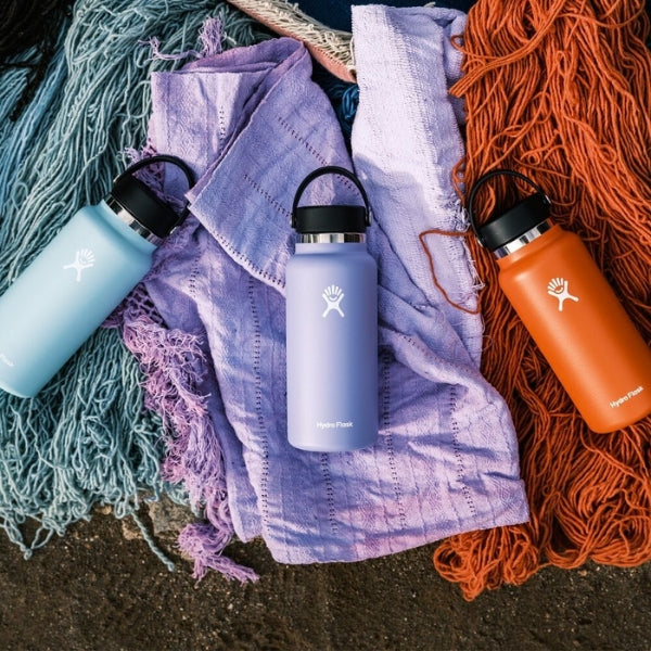 HYDRO FLASK בקבוק שתייה מבודד פיה רחבה היידרו פלאסק 946 מ"ל