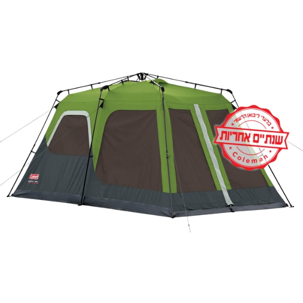 COLEMAN INSTANT CABIN 8 אוהל הקמה מהירה ל8 אנשים קולמן