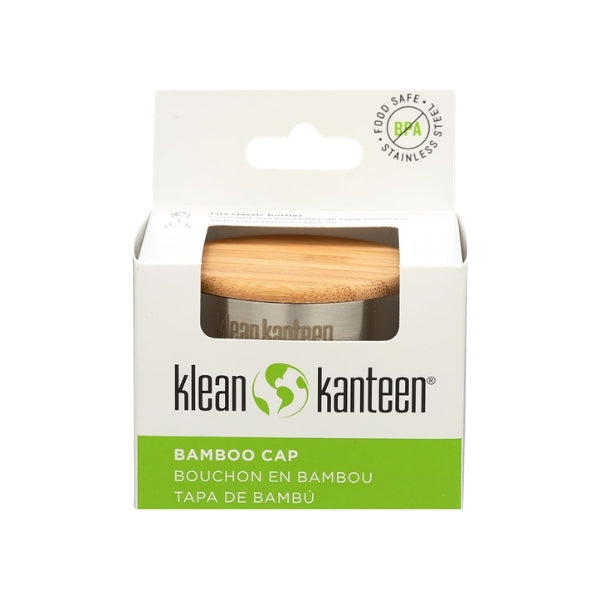 Klean Kanteen Leak Proof פקק נירוסטה עם ראש עץ קלין קנטין