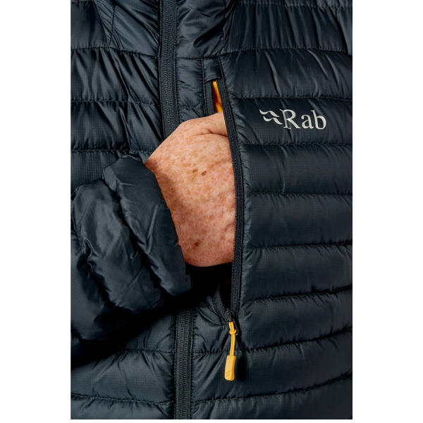 RAB Microlight Alpine מעיל פוך עם כובע מיקרולייט ראב גברים