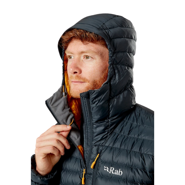 RAB Microlight Alpine מעיל פוך עם כובע מיקרולייט ראב גברים