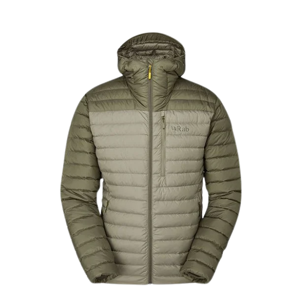 RAB Microlight Alpine מעיל פוך עם כובע מיקרולייט ראב גברים