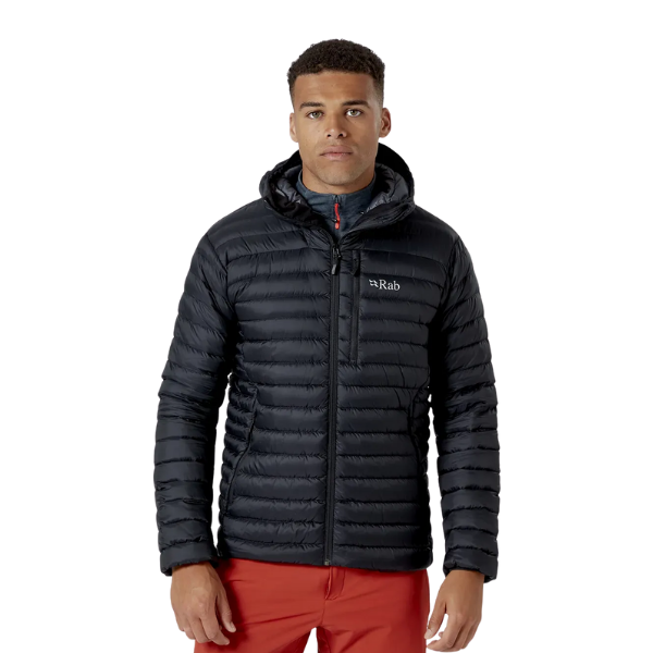 RAB Microlight Alpine מעיל פוך עם כובע מיקרולייט ראב גברים