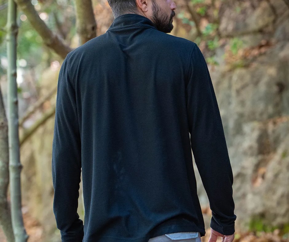 Outdoor Revolution MILO חולצת פליז רבע רוכסן אאוטדור לגברים