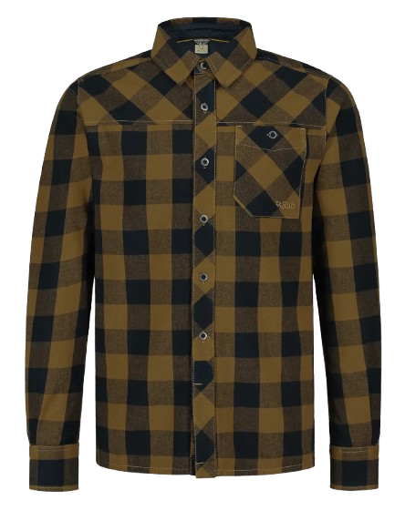 RAB Boundary חולצה מכופתרת משבצות באונדרי ראב גברים