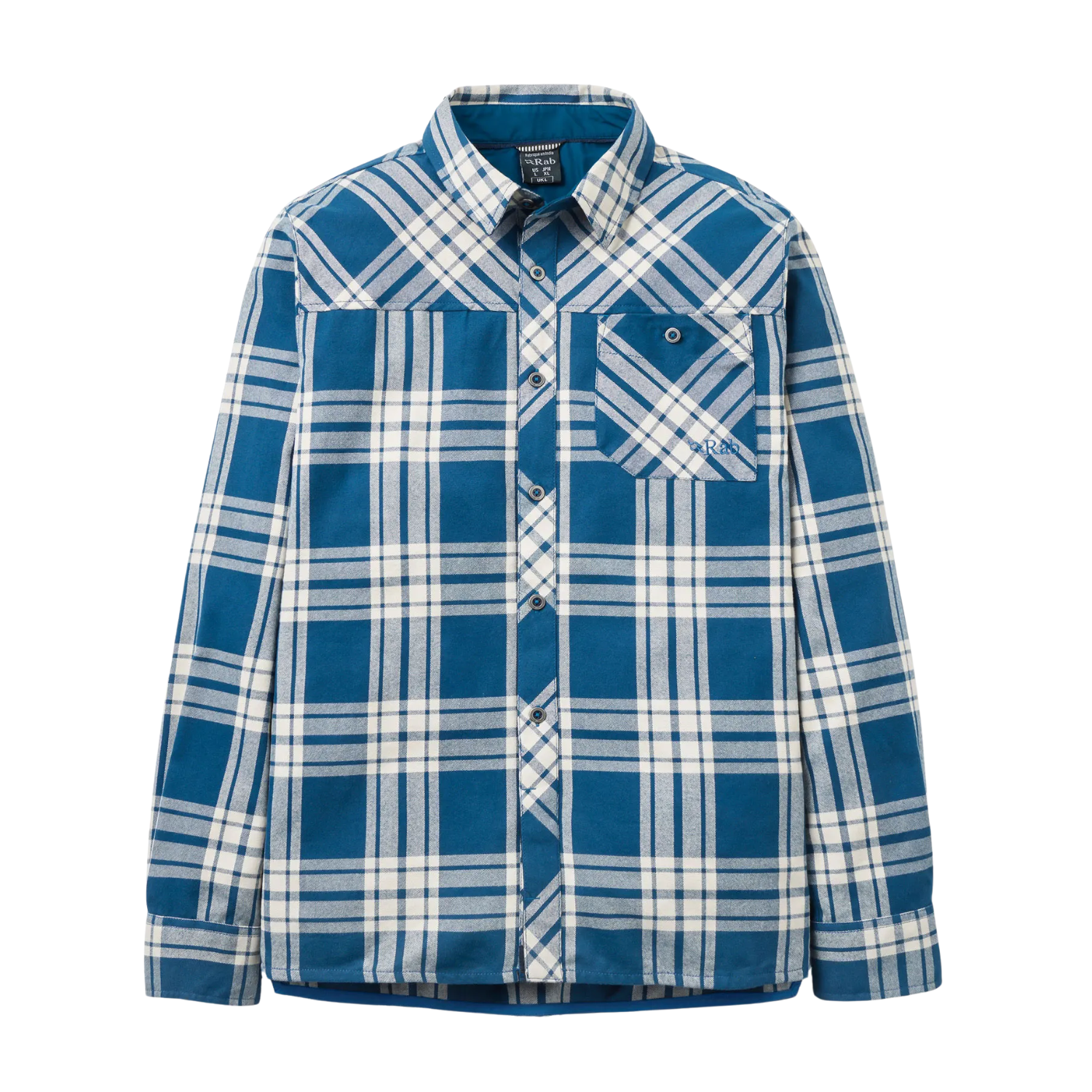 RAB Boundary חולצה מכופתרת משבצות באונדרי ראב גברים