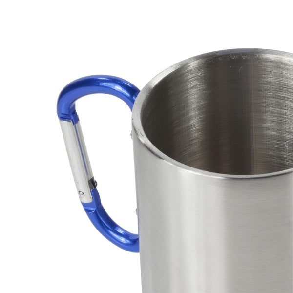 REGATTA Karabiner Handle Mug כוס מאג מתכת לטיולים עם ידית שאקל 300 מ"ל