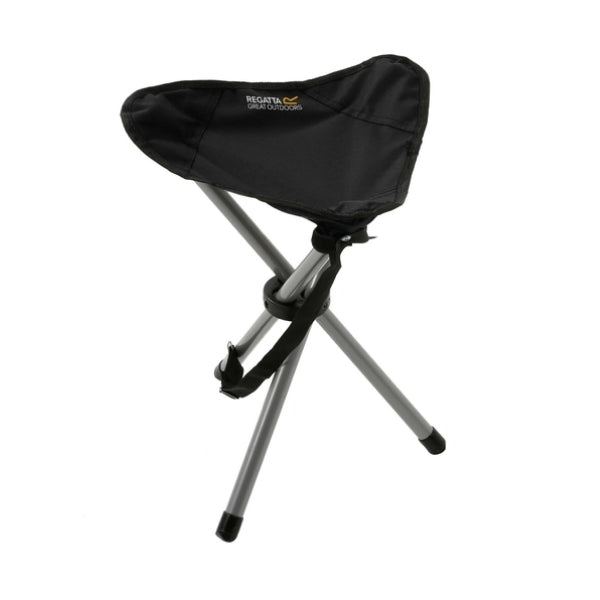 REGATTA Ternio Tripod Stool Steel כיסא 3 רגליים מתקפל
