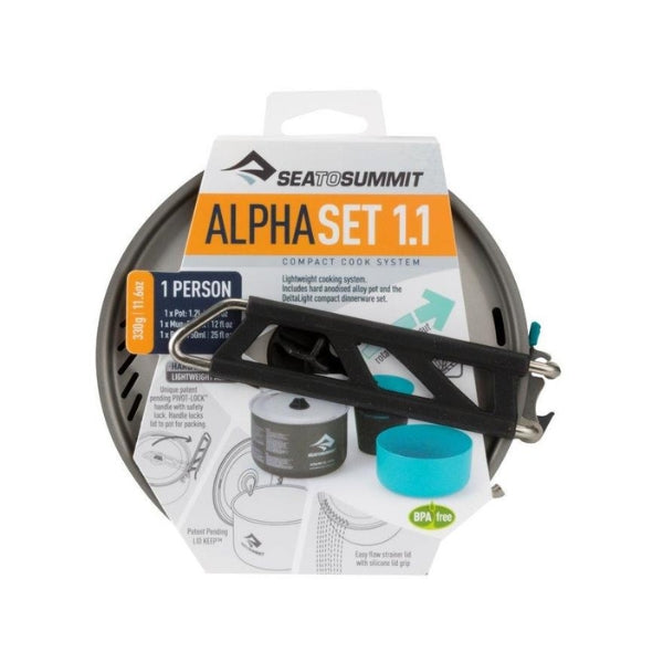 SEA TO SUMMIT Alpha Pot סט בישול לשטח אלפא ליחיד 1.1 ליטר