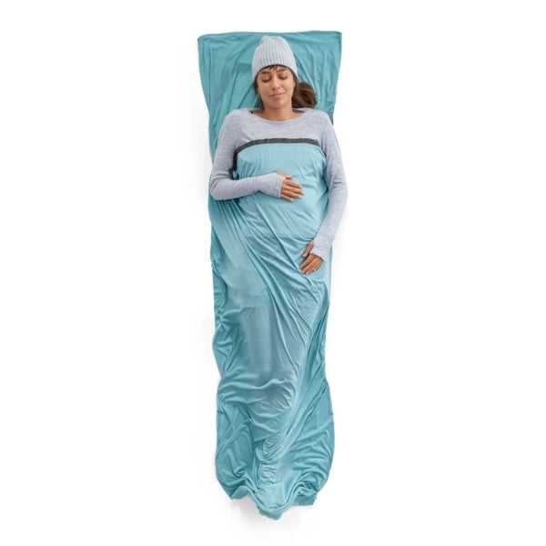 SEA TO SUMMIT Comfort Blend Sleeping Bag Liner ליינר מלבני עם כרית Sea To Summit