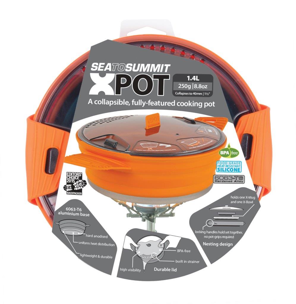 Sea To Summit X-POT סיר מתקפל 1.4 ליטר