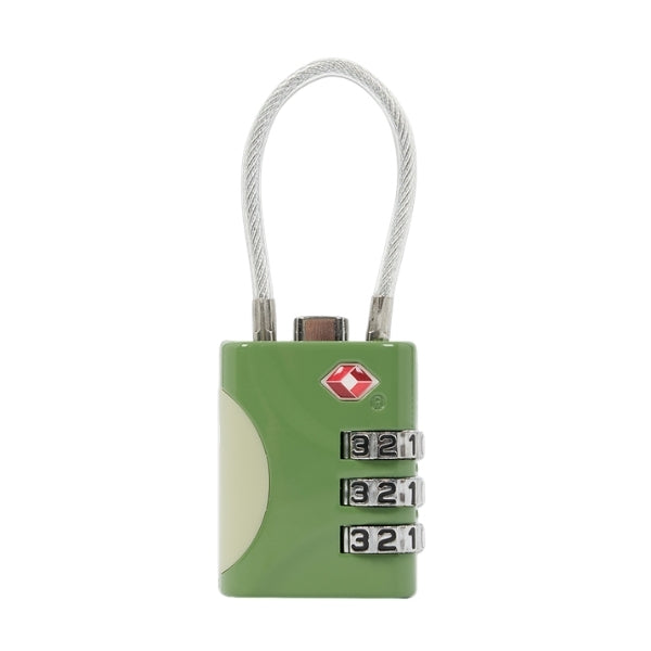 VERAGE TSA LOCK 'מנעול קומבינציה עם כאבל וראג