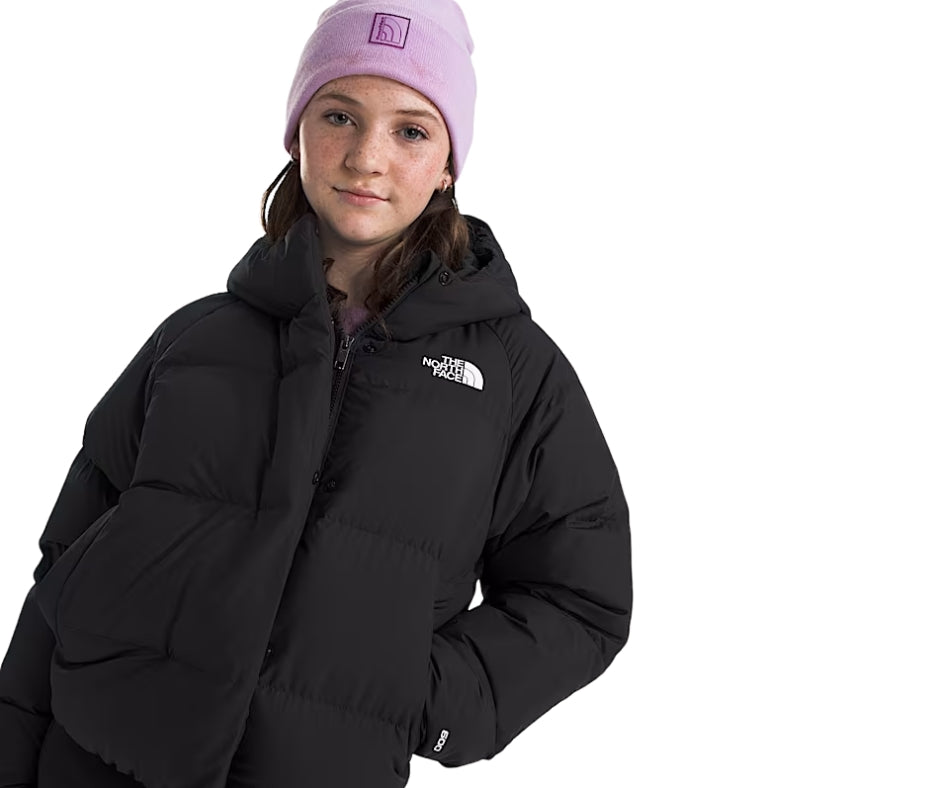 The North Face GIRLS NORTH HOODED JACKET מעיל פוך לבנות