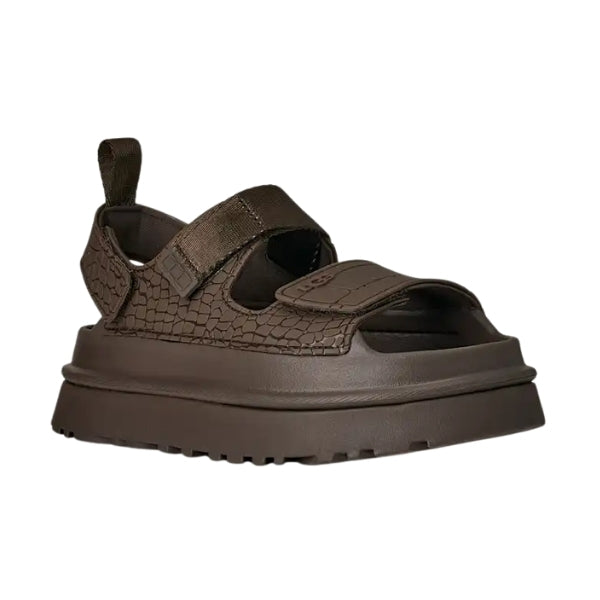 UGG GoldenGlow Embossed סנדלי פלטפורמה גולדן גלואו נשים