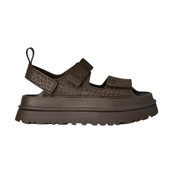 UGG GoldenGlow Embossed סנדלי פלטפורמה גולדן גלואו נשים