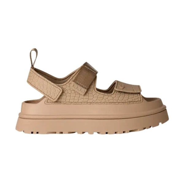 UGG GoldenGlow Embossed סנדלי פלטפורמה גולדן גלואו נשים