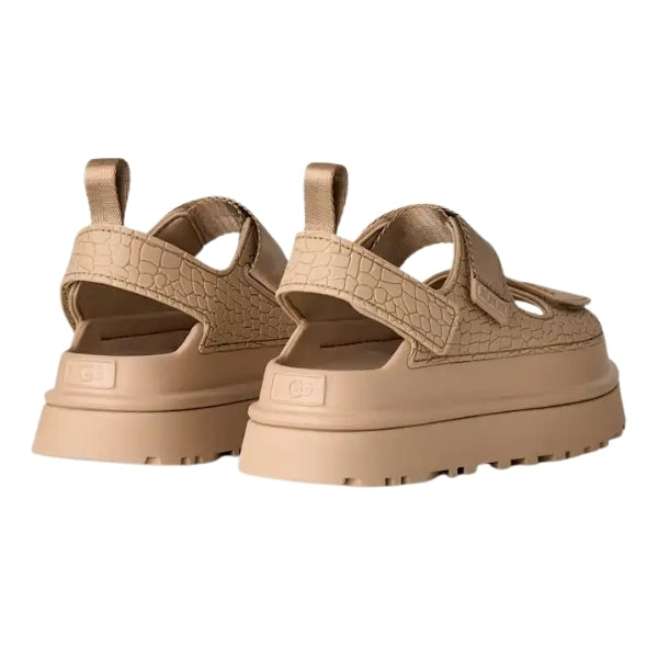 UGG GoldenGlow Embossed סנדלי פלטפורמה גולדן גלואו נשים