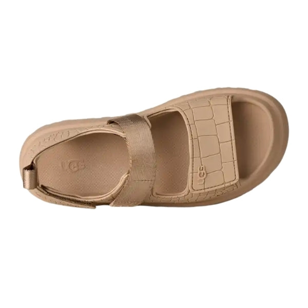 UGG GoldenGlow Embossed סנדלי פלטפורמה גולדן גלואו נשים