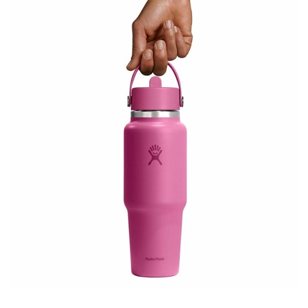 HYDRO FLASK Travel Bottle Cap בקבוק שתייה תרמוס עם קש היידרו פלאסק 946 מ"ל