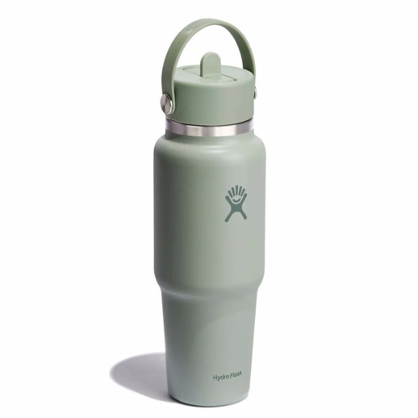 HYDRO FLASK Travel Bottle Cap בקבוק שתייה תרמוס עם קש היידרו פלאסק 946 מ"ל
