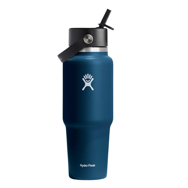 HYDRO FLASK Travel Bottle Cap בקבוק שתייה תרמוס עם קש היידרו פלאסק 946 מ"ל